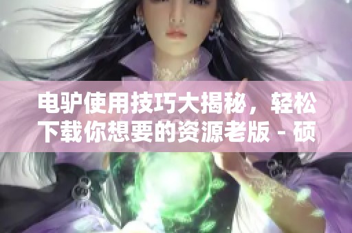 电驴使用技巧大揭秘，轻松下载你想要的资源老版 - 硕义科技分享新方法