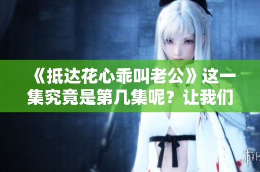 《抵达花心乖叫老公》这一集究竟是第几集呢？让我们来揭秘一下吧。