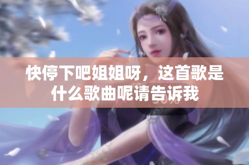 快停下吧姐姐呀，这首歌是什么歌曲呢请告诉我