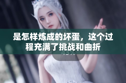是怎样炼成的坏蛋，这个过程充满了挑战和曲折