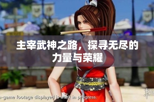 主宰武神之路，探寻无尽的力量与荣耀