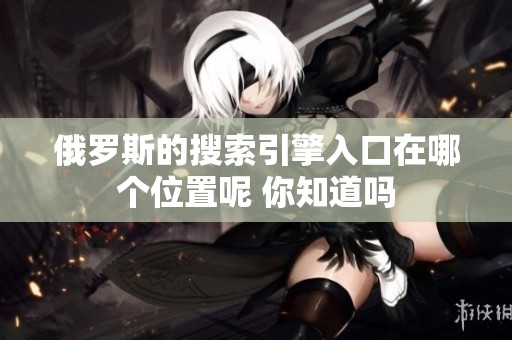 俄罗斯的搜索引擎入口在哪个位置呢 你知道吗