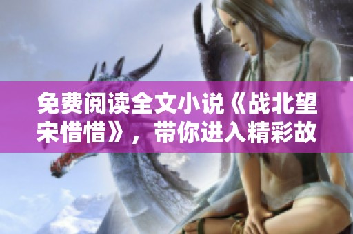 免费阅读全文小说《战北望宋惜惜》，带你进入精彩故事的世界！