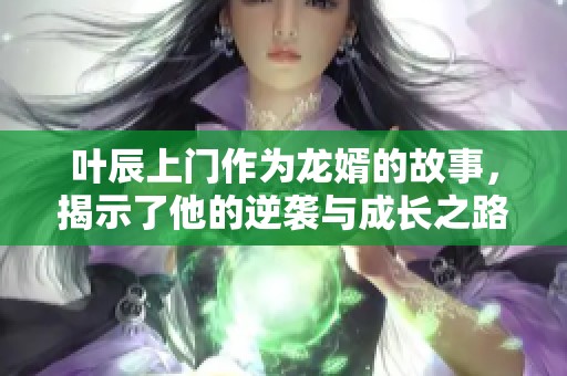 叶辰上门作为龙婿的故事，揭示了他的逆袭与成长之路