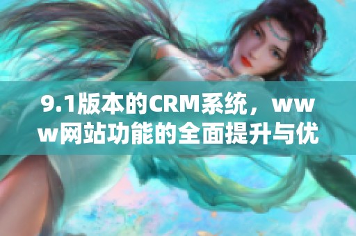 9.1版本的CRM系统，www网站功能的全面提升与优化分享