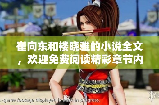 崔向东和楼晓雅的小说全文，欢迎免费阅读精彩章节内容