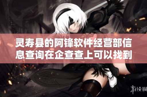 灵寿县的阿锋软件经营部信息查询在企查查上可以找到