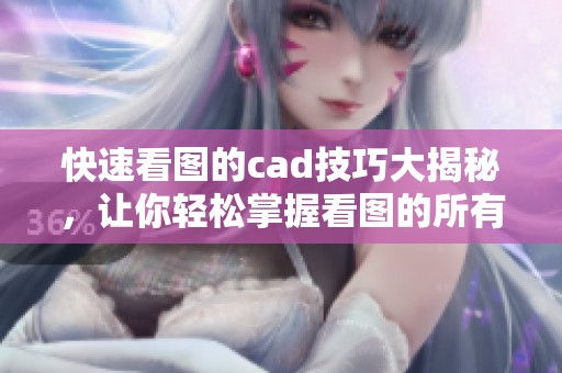 快速看图的cad技巧大揭秘，让你轻松掌握看图的所有要点