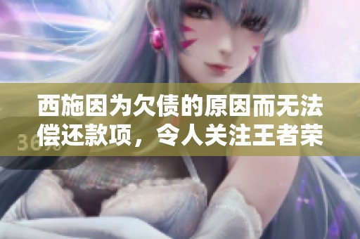 西施因为欠债的原因而无法偿还款项，令人关注王者荣耀中的这一悬念