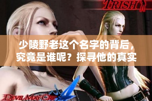 少陵野老这个名字的背后，究竟是谁呢？探寻他的真实身份与故事。