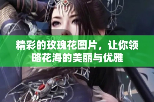 精彩的玫瑰花图片，让你领略花海的美丽与优雅