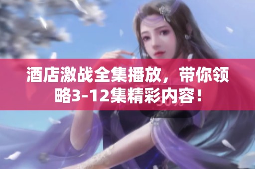 酒店激战全集播放，带你领略3-12集精彩内容！