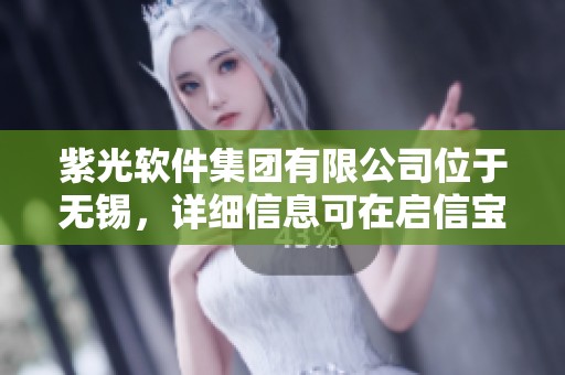 紫光软件集团有限公司位于无锡，详细信息可在启信宝查询