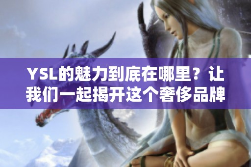 YSL的魅力到底在哪里？让我们一起揭开这个奢侈品牌的神秘面纱。