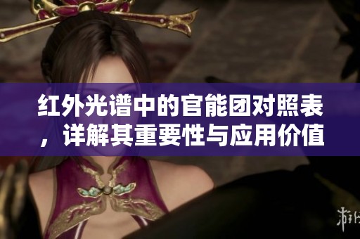 红外光谱中的官能团对照表，详解其重要性与应用价值