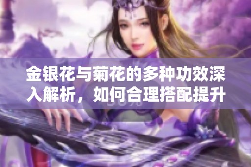 金银花与菊花的多种功效深入解析，如何合理搭配提升健康效果
