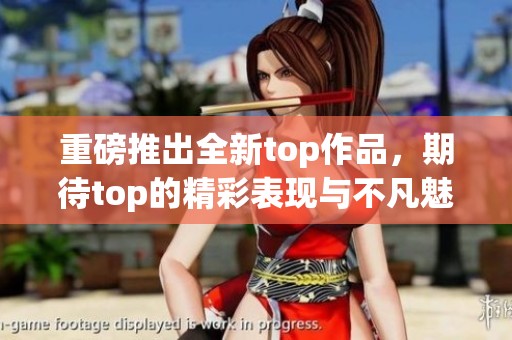 重磅推出全新top作品，期待top的精彩表现与不凡魅力