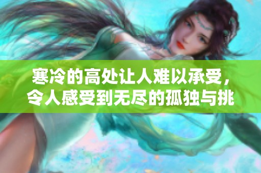 寒冷的高处让人难以承受，令人感受到无尽的孤独与挑战