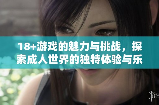 18+游戏的魅力与挑战，探索**世界的独特体验与乐趣