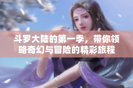 斗罗大陆的第一季，带你领略奇幻与冒险的精彩旅程