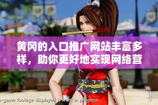 黄冈的入口推广网站丰富多样，助你更好地实现网络营销目标