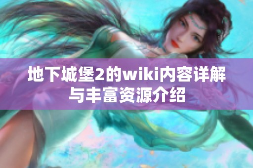 地下城堡2的wiki内容详解与丰富资源介绍