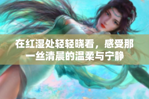 在红湿处轻轻晓看，感受那一丝清晨的温柔与宁静