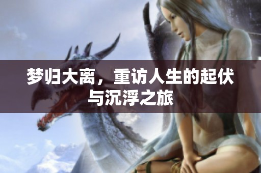 梦归大离，重访人生的起伏与沉浮之旅